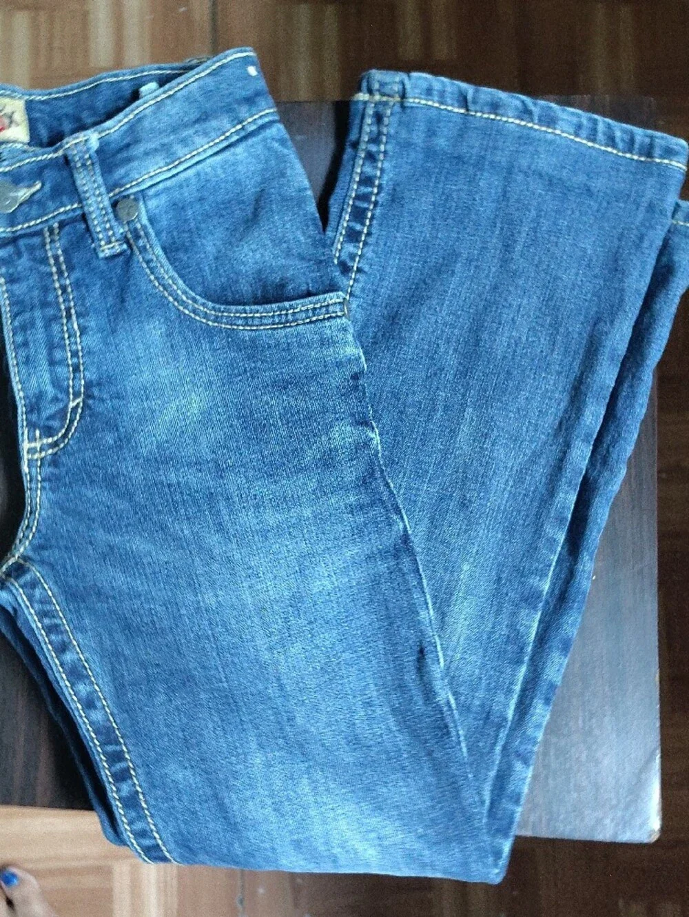 Wrangler 20X Kids Blue Denim Jeans Size 11
